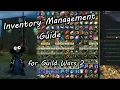 Inventory Management Guide for Guild Wars 2 - salvaging identifying bigger bag locations 2019-2020