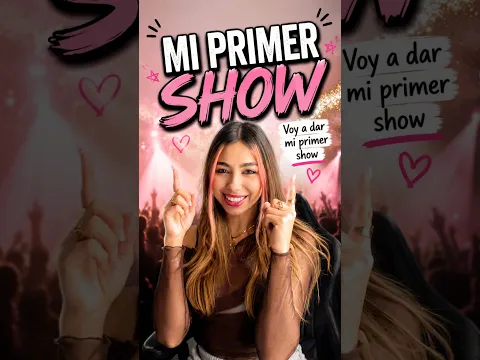 VENIS A MI PRIMER SHOW? 🙈🤎🥹😭