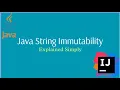Java String Immutability Explained in 4 Minutes Beginner-Friendly