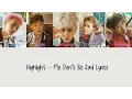 Lagu Highlight – Plz Don’t Be Sad [Hang, Rom \u0026 Eng Lyrics]