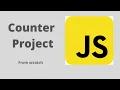 Build a Counter with HTML CSS and JavaScript - in 6 minutes