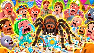 THE SPIDER DESTROYED COCOMELON’S CAKE! 😭😱 | Birthday Intro Effects | Gamavision Csupo Style Remix