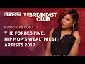 The Forbes Five Hip Hop s wealthiest artists 2017 Rumor Report