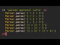 Parsing Expression Grammar PEG 03 Operator Precedence Parsing