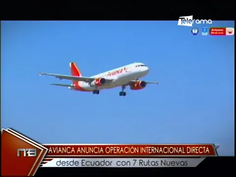 Avianca anuncia operación internacional directa desde Ecuador con 7 Rutas Nuevas