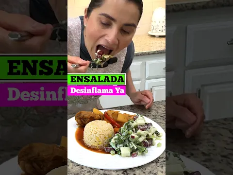 Ensalada de manzana desinflama panza: fácil y deliciosa