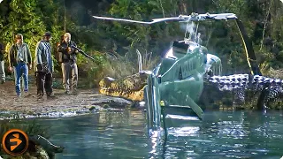 crocodile blows up the helicopter lake placid bill pullman brendan gleeson