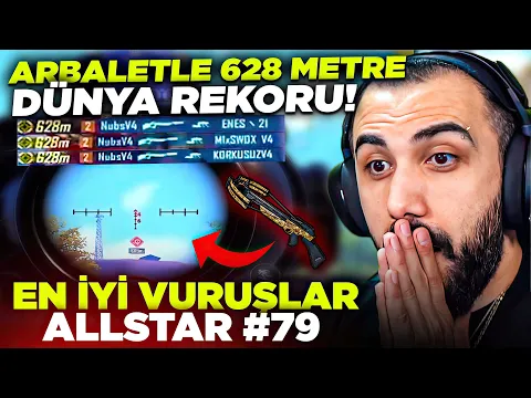 Video Thumbnail: 628 METREDEN ARBALETLE 3'LÜ KARBON ATTI!! YENİ DÜNYA REKORU 😱 EN İYİ VURUŞLAR #79 |  PUBG MOBILE
