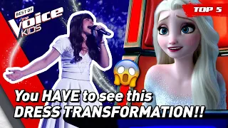 Amazing FROZEN Songs On The Voice Kids Top 5 