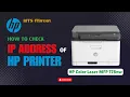 Lagu How to Check IP Address of HP Color Laser MFP 178nw Printer #hpprinter #hp