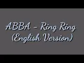 Download Lagu ABBA - Ring Ring (English Version) (1973) (Lyrics)
