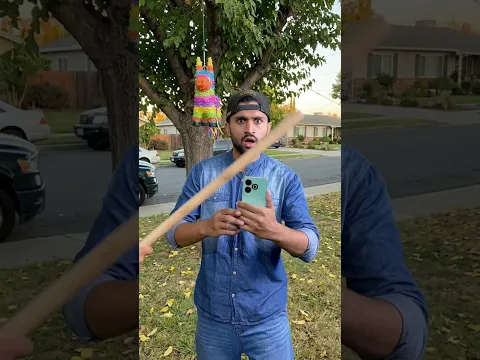 Hit the pinata not me