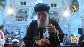 العظة الأسبوعية لقداسة البابا تواضروس الثاني من كنيسة الملاك ميخائيل في غبريال في الإسكندرية دندنها