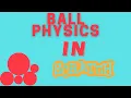 How to make BALL PHYSICS in SCRATCH