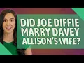 Did Joe Diffie marry Davey Allison s wife