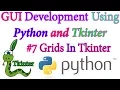 Grid Layout in Tkinter - Python GUI using Tkinter In Hindi