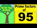 Prime factors of 95