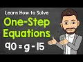 Solving One-Step Equations A Step-By-Step Guide Algebraic Equations Math with Mr J