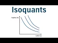 Microeconomics Introduction to Isoquants
