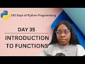 Python Functions 100 Days of Python Programming Day-35