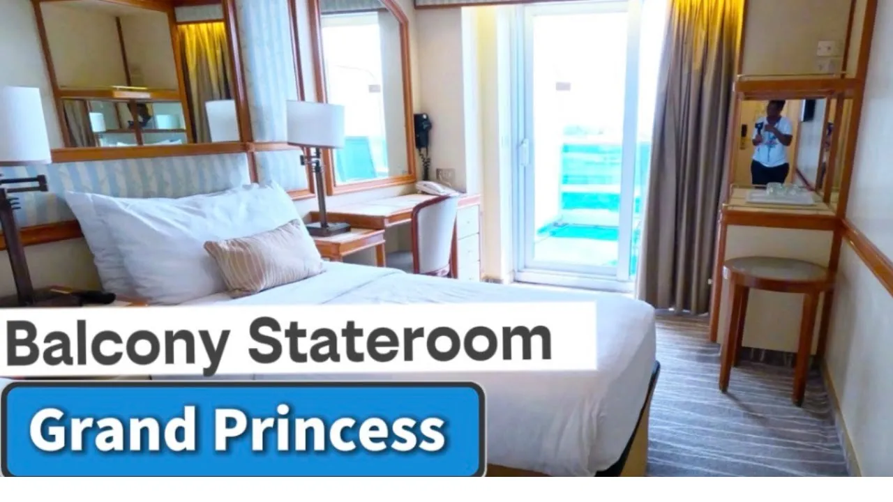 Grand Princess | Balcony Stateroom | Full Walkthrough Tour & Review !