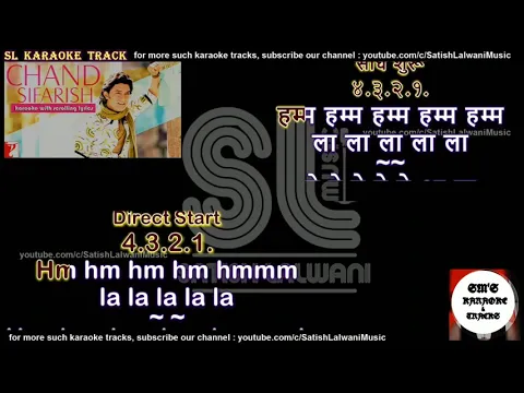 Download MP3 Chand Sifarish || Karaoke || Track || Instrumental || With Lyrics || Fanaa || Shaan || HD