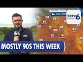 Less Smoke with Mostly 90s Expected This Week