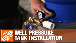 Well Pressure Tank Installation The Home Depot