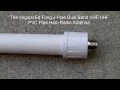 Download Lagu The original Ed Fong Dual Band VHF/UHF 70cm/2m J-Pole PVC Pipe Antenna : Eye-On-Stuff