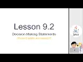 Java Lesson 9 2 - Decision Making Statements Ladderize and Nested if