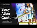 Sexy Alien Costume - Trying on the Sexy Alien Costume from Amazon
