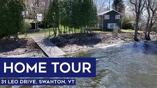 Vermont Home Tour Classic Lake Champlain Camp with 162ft of Shoreline 31 Leo Drive Swanton VT