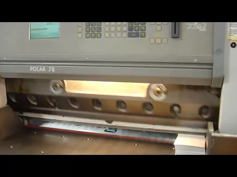 Download MP3 Buy Used 1995 Polar 78E Cutters/Guillotines Machine
