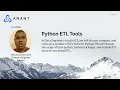Data Engineer s Lunch Python ETL Tools