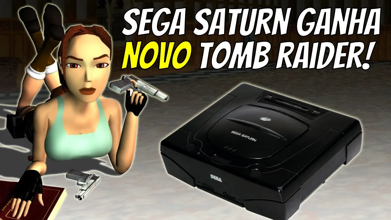 Sega Saturn ganha novo Tomb Raider! #sega #segasaturn #tombraider