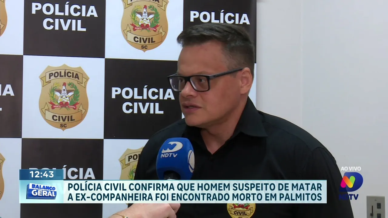 Suspeito de homicídio em Águas de Chapecó é encontrado morto em Palmitos