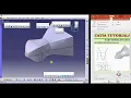 CATIA TUTORIALS PART MODELLING LESSON 17 EXERCISE REMOVE MULTISECTION SOLID