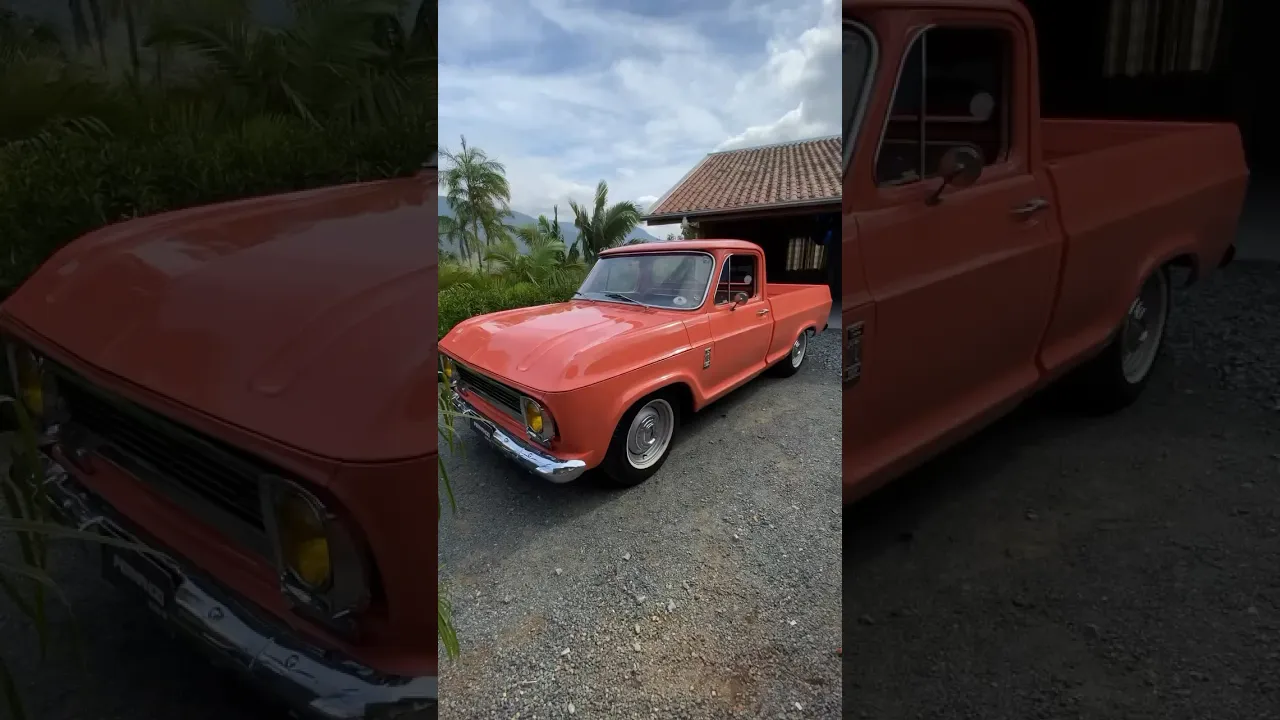 JÁ IMAGINOU UMA CHEVROLET C10 1974 ORIGINAL PLACA PRETA COM A COR *ROSA PANTERA*