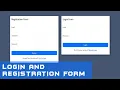 PHP TUTORIAL - LOGIN AND REGISTRATION FORM with BOOTSTRAP