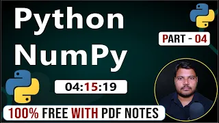 Python Tutorial For Beginners in Hindi Complete Python NumPy Module Part-4 UPCISS Pro