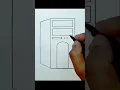 CPU to draw computer CPU for beginners