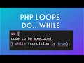 PHP Tutorial For Beginners What is Do while loop