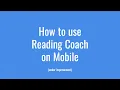 reading coach mobile