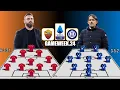 AS ROMA VS INTER MILAN PREDICTED LINE-UP HEAD TO HEAD LINEUP DE ROSSI VS INZAGHI