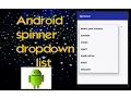 How to create drop down list with Toast message in Android Studio 2 2 3 Spinner Example