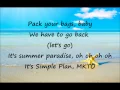Download Lagu Simple Plan - Summer Paradise feat. MKTO (lyrics)