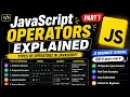 JavaScript Operators Explained - Part 1 Types of Operators in JavaScript JS Beginner Tutorial