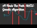 AI Finds The Path 2D Maze Genetic Algorithm