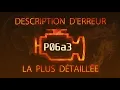 P06a3 Description d erreur la plus detaillee