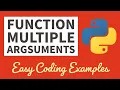 Python Functions - Multiple Arguments Easy Code Example